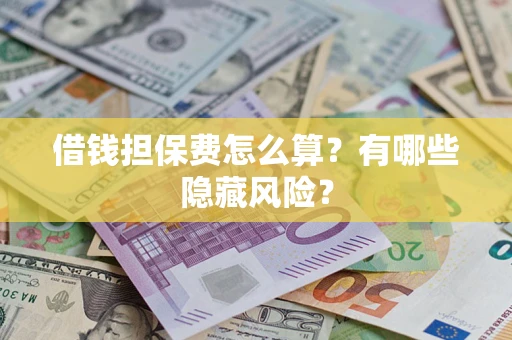 武汉借钱担保费怎么算？有哪些隐藏风险？