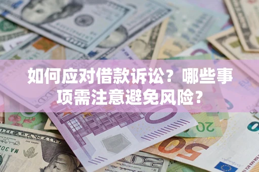 武汉如何应对借款诉讼？哪些事项需注意避免风险？