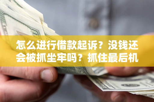 武汉怎么进行借款起诉？没钱还会被抓坐牢吗？抓住最后机会！
