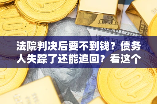 武汉法院判决后要不到钱？债务人失踪了还能追回？看这个方法！
