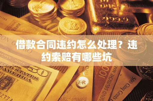 武汉借款合同违约怎么处理？违约索赔有哪些坑