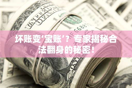 武汉坏账变‘宝账’？专家揭秘合法翻身的秘密！