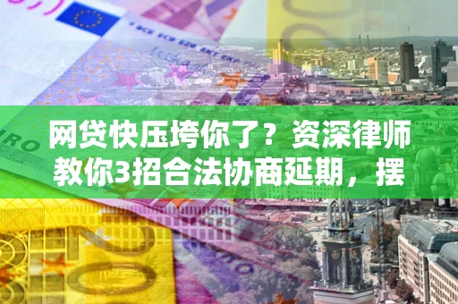 武汉网贷快压垮你了？资深律师教你3招合法协商延期，摆脱暴力催收！