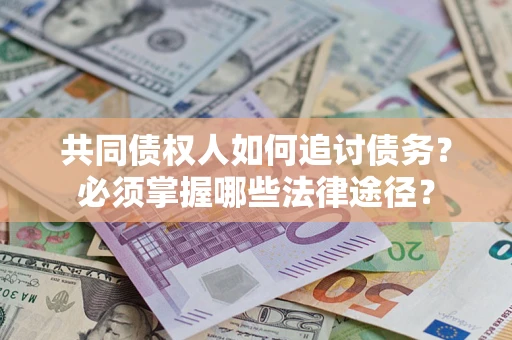 武汉共同债权人如何追讨债务？必须掌握哪些法律途径？
