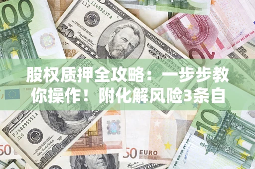 武汉股权质押全攻略：一步步教你操作！附化解风险3条自救法则