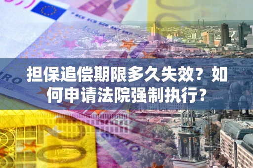 武汉担保追偿期限多久失效？如何申请法院强制执行？