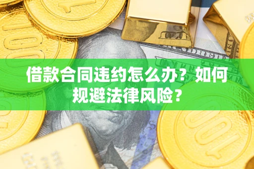 武汉借款合同违约怎么办？如何规避法律风险？