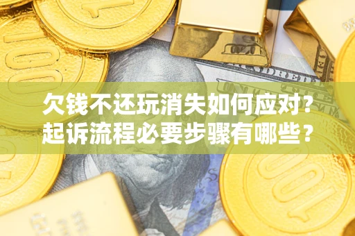 武汉欠钱不还玩消失如何应对？起诉流程必要步骤有哪些？